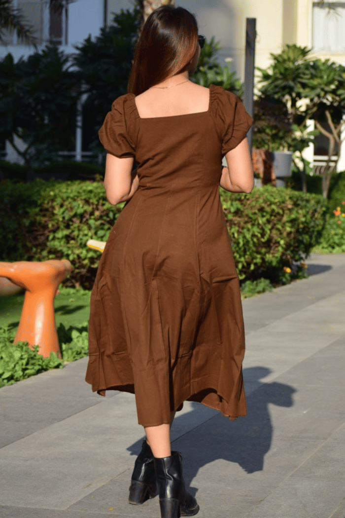 Mocha Muse Brown Dress