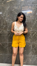 Mellow Mustard Shorts by Stylfort