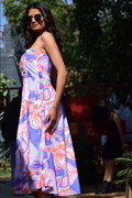 Regal Rose Pink Midi Dress by Stylfort